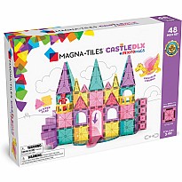 Magna-Tiles Castle DLX + MicroMAGS 48 Piece Set