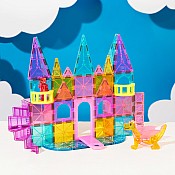 Magna-Tiles Castle DLX + MicroMAGS 48 Piece Set