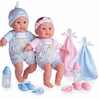 Berenguer Boutique Baby Doll Twins Gift Set