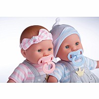 Berenguer Boutique Baby Doll Twins Gift Set