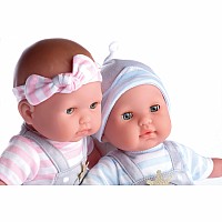 Berenguer Boutique Baby Doll Twins Gift Set