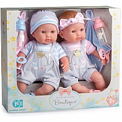 Berenguer Boutique Baby Doll Twins Gift Set