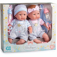 Berenguer Boutique Baby Doll Twins Gift Set