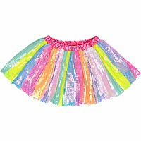 Great Pretenders Stripy Sequins Skirt, size 4/6