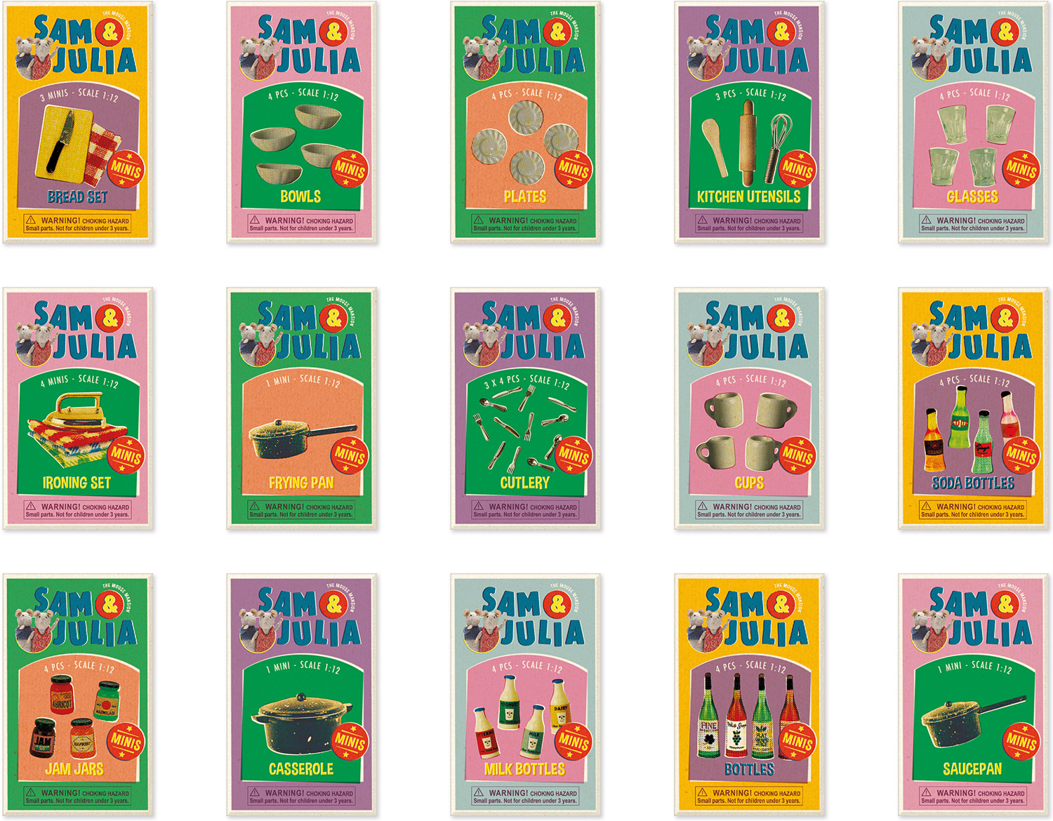 Sam & Julia Mini Matchboxes - Sold Individually