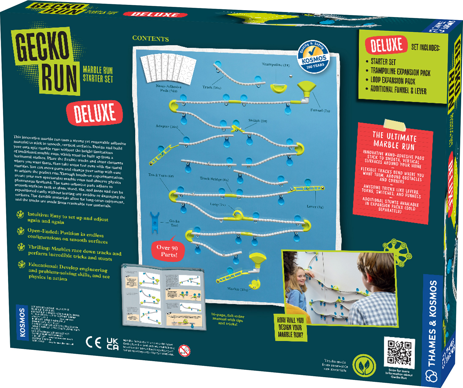 Gecko Run Marble Run Deluxe Starter Set