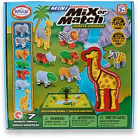 Mini Magnetic Mix or Match Jungle Animals