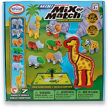 Mini Magnetic Mix or Match Jungle Animals