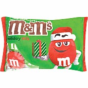 Milk Chocolate M&M's Holiday Mix Packaging Plush