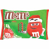 Milk Chocolate M&M's Holiday Mix Packaging Plush