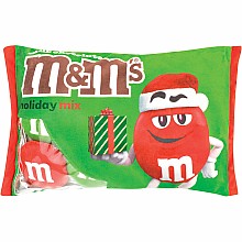 Milk Chocolate M&M's Holiday Mix Packaging Plush