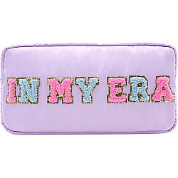 In My Era Varsity Zipper Pouch