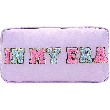 In My Era Varsity Zipper Pouch