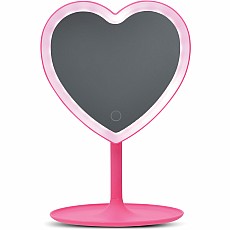 Heart Vanity Mirror Illuminated