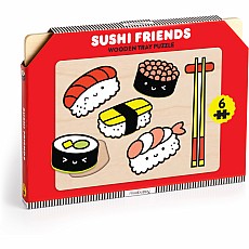 Sushi Friends Wooden Tray Puzzle Mudpuppy