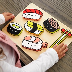 Sushi Friends Wooden Tray Puzzle