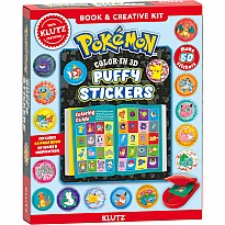 Klutz Pokemon Color-In 3D Puffy Stickers