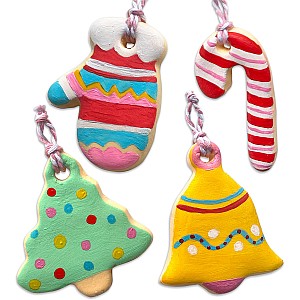 Make & Paint Clay Cookie Ornaments