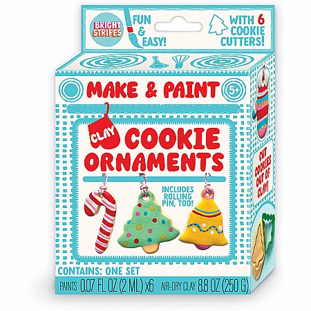 Make & Paint Clay Cookie Ornaments