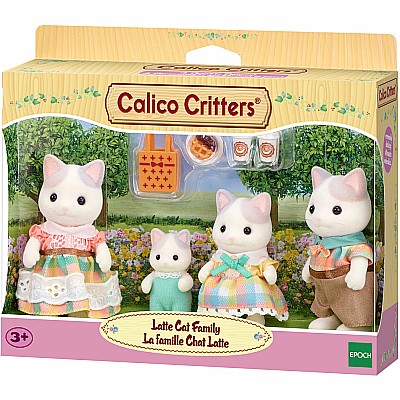 Calico Critters Latte Cat Family