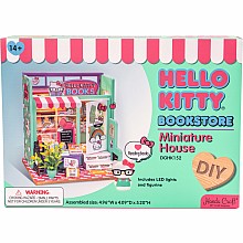 Hello Kitty Bookstore DIY Miniature House Kit