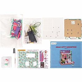 Hello Kitty Bookstore DIY Miniature House Kit