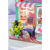 Hello Kitty Bookstore DIY Miniature House Kit