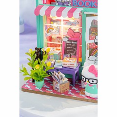 Hello Kitty Bookstore DIY Miniature House Kit