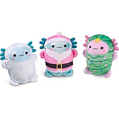 Bubble Stuffed Squishy Friends - A Very Axolotl Christmas