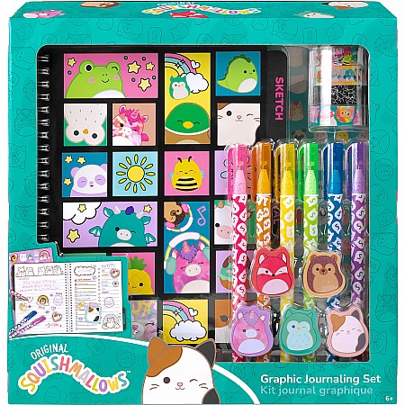 Fashion Angels Squishmallows Graphic Journaling Set