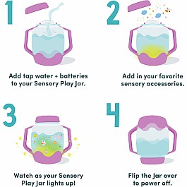 Sensory Play Jar - Purple