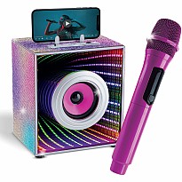 Pop Star Karaoke Set - Infinity Speaker and Wireless Microphone - Purple