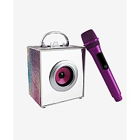 Pop Star Karaoke Set - Infinity Speaker and Wireless Microphone - Purple