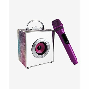 Pop Star Karaoke Set - Infinity Speaker and Wireless Microphone - Purple