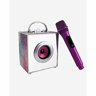 Pop Star Karaoke Set - Infinity Speaker and Wireless Microphone - Purple