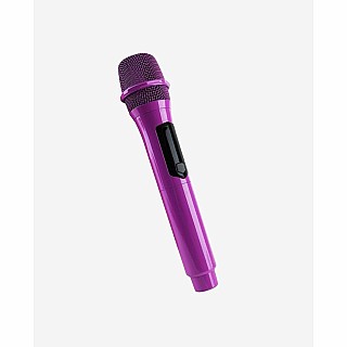 Pop Star Karaoke Set - Infinity Speaker and Wireless Microphone - Purple