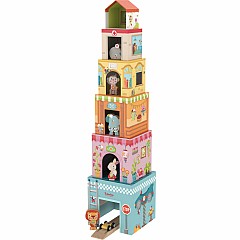 Tower House Stacking Game