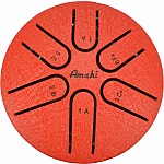 Steel Tongue Drum - Red 3 inch