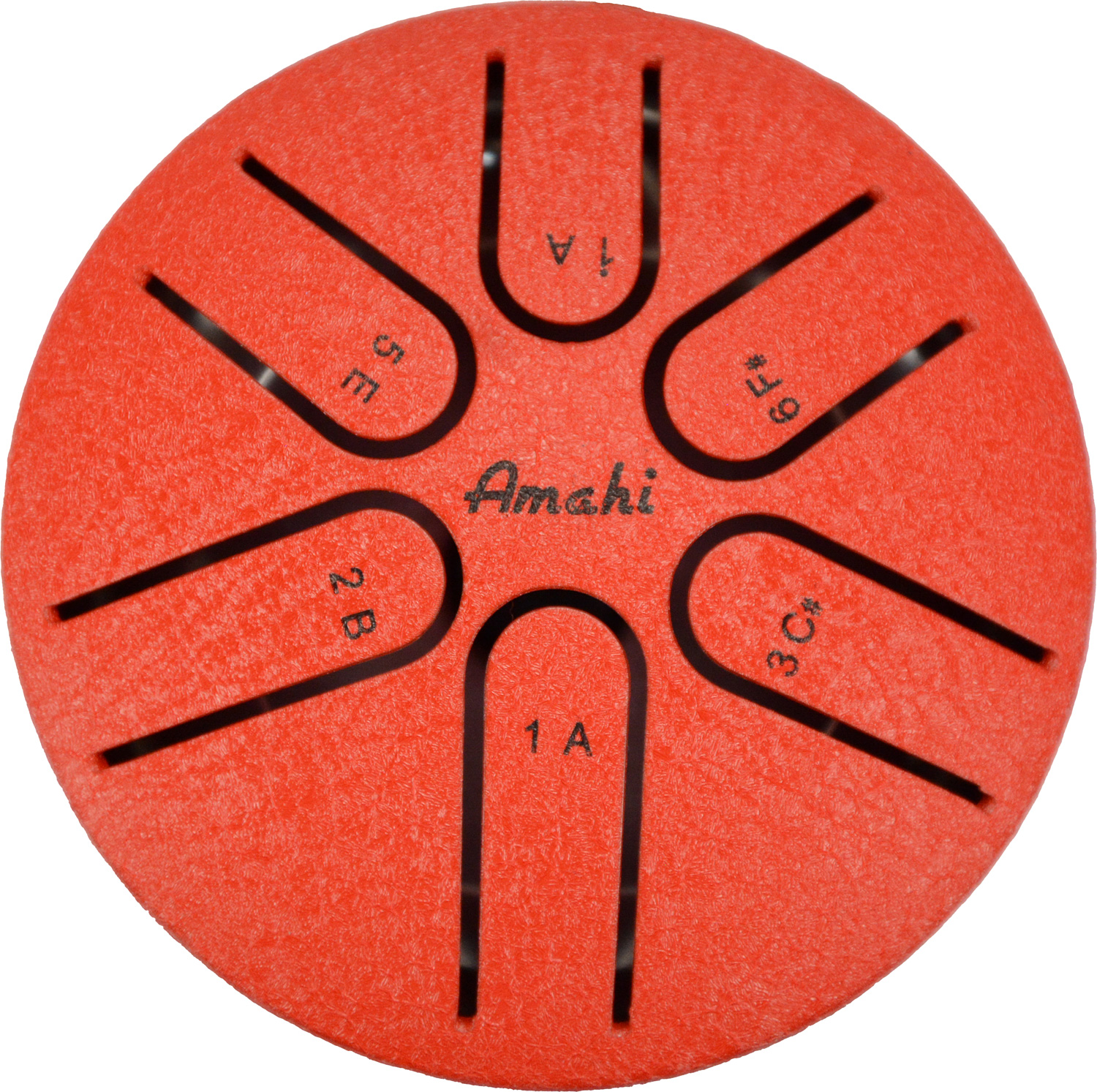 3" Red Steel Tongue Drum