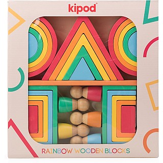 Rainbow Wooden Blocks