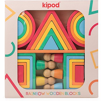 Rainbow Wooden Blocks