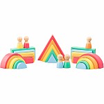 Rainbow Wooden Blocks