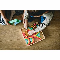 Rainbow Wooden Blocks