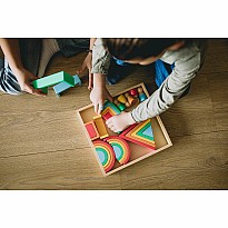 Rainbow Wooden Blocks