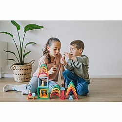 Rainbow Wooden Blocks