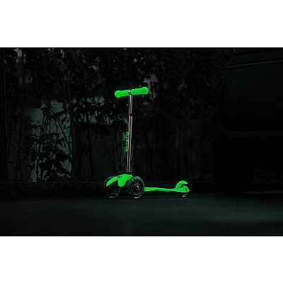 Micro Mini Deluxe Glow LED Plus Scooter - Icy Lime