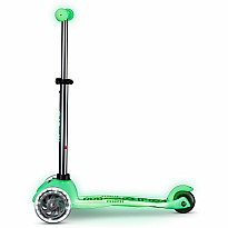 Micro Mini Deluxe Glow LED Plus Scooter - Icy Lime