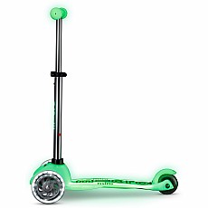 Micro Mini Deluxe Glow LED Plus Scooter - Icy Lime