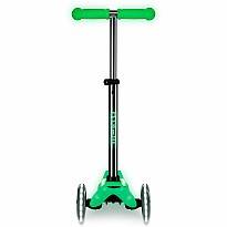 Micro Mini Deluxe Glow LED Plus Scooter - Icy Lime