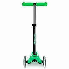 Micro Mini Deluxe Glow LED Plus Scooter - Icy Lime